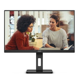 AOC Monitor 24E3QAF 23.8" Full HD IPS 100Hz Ergonómico Ajustable en Altura con Altavoces, Flicker-Free y Low Blue Light - Negro